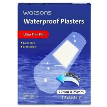 Watsons ضمادة واتسونز المقاومة للماء، 10 قطع