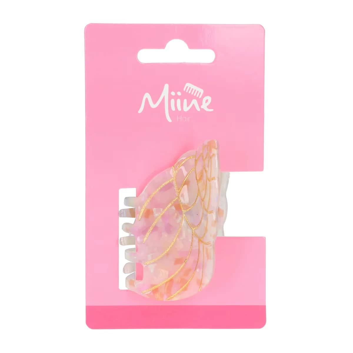 Miine مشبك شعر على شكل صدفة بحرية من مييني