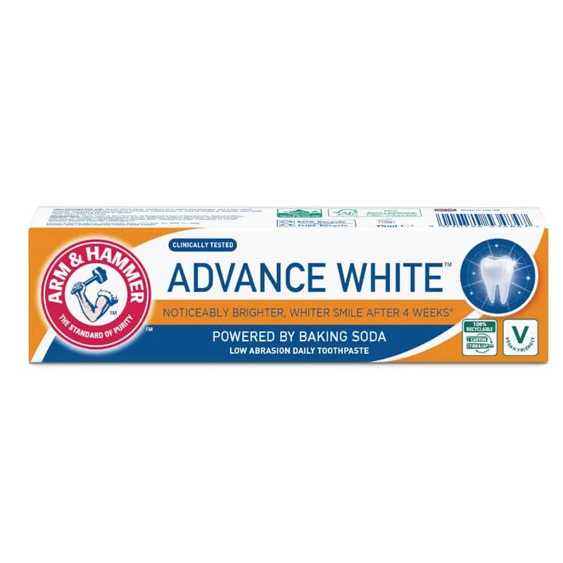 Arm &amp; Hammer معجون أسنان آرم آند هامر أدفانس وايت لتبييض الأسنان 75 مل