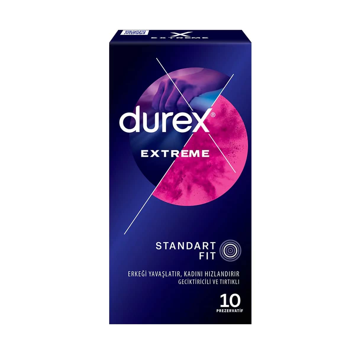 Durex واقي ذكري ديوركس إكستريم عبوة من 10 قطع