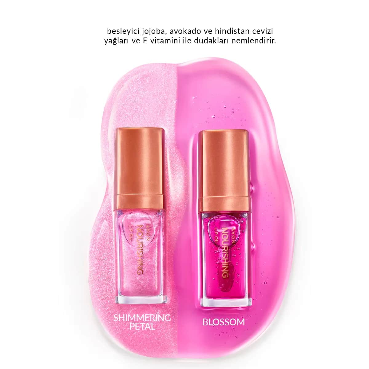 Avon زيت العناية بالشفاه من أفون ترو بتلات لامعة