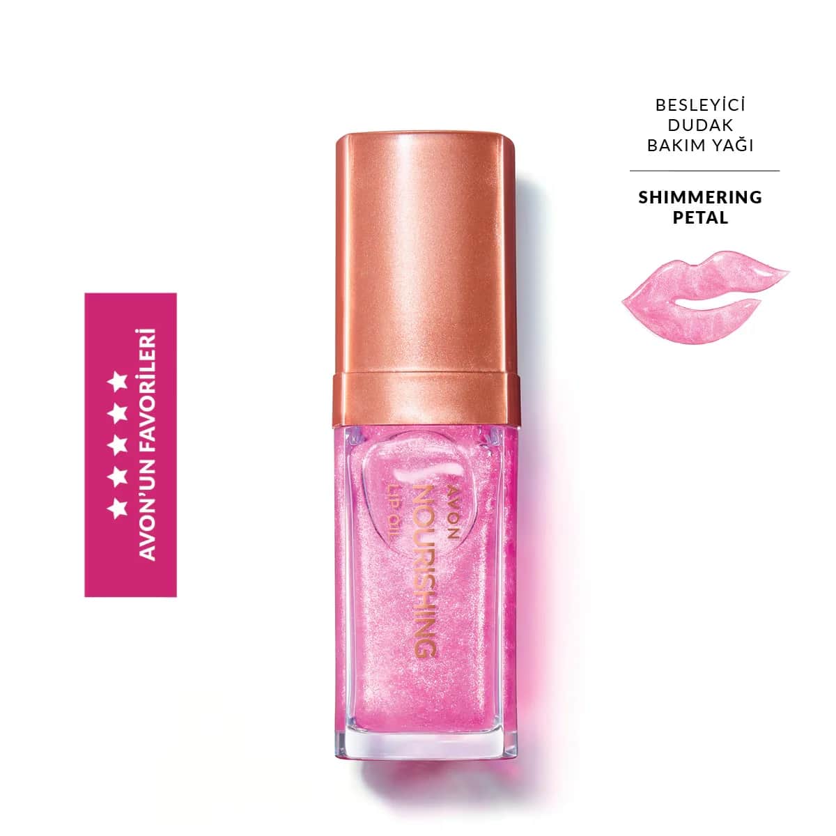 Avon زيت العناية بالشفاه من أفون ترو بتلات لامعة