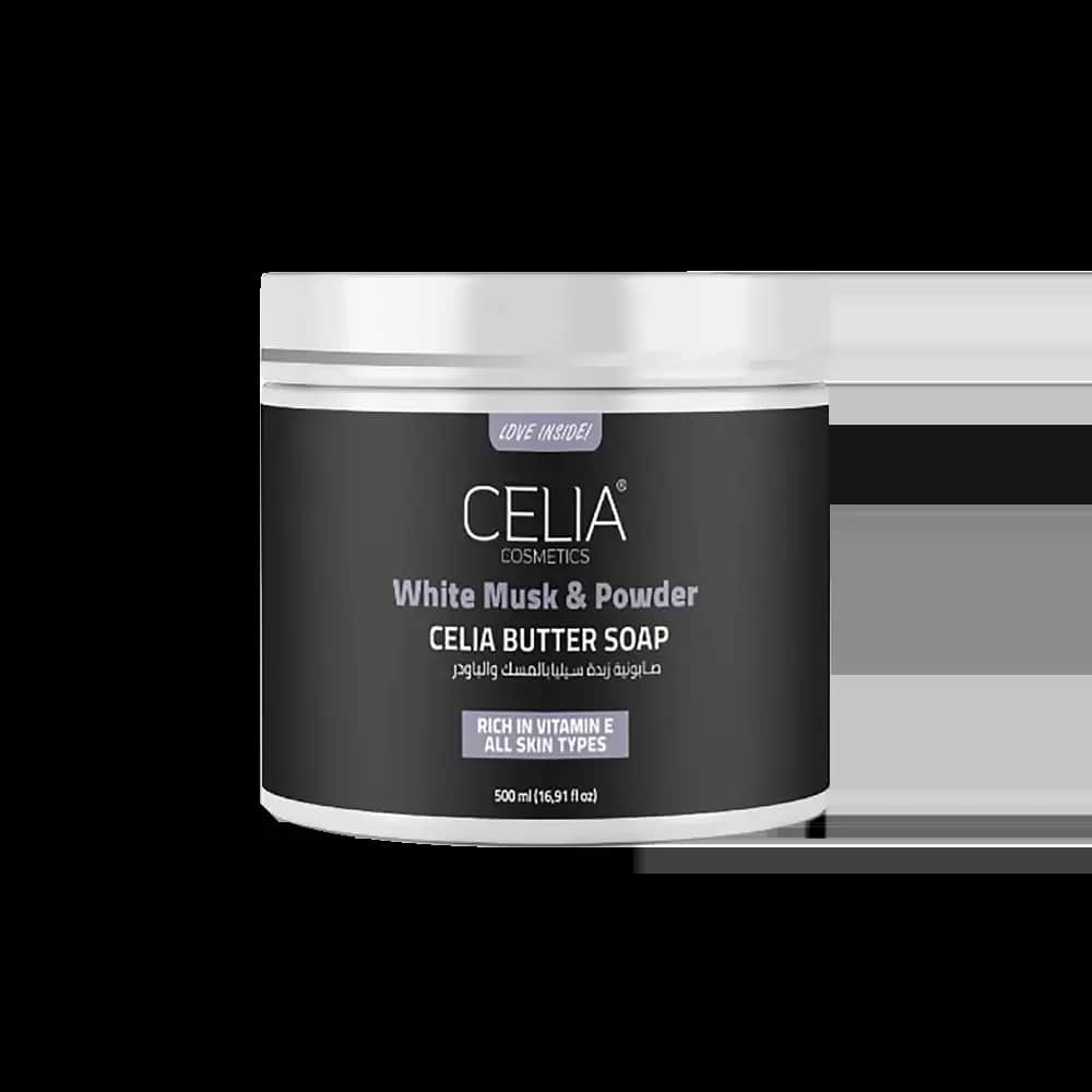 Celia صابونية المسك والبودر للجسم من سيليا 500 جرام