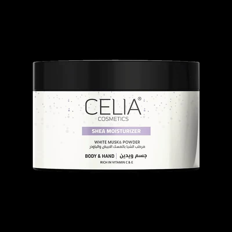 Celia مرطب الشيا بالمسك والباودر من سيليا 300 مل