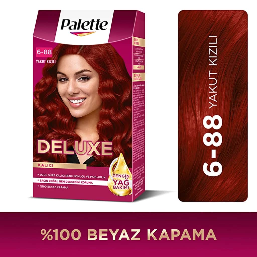 Palette صبغة شعر باليت ديلوكس 6-888 أحمر ياقوتي