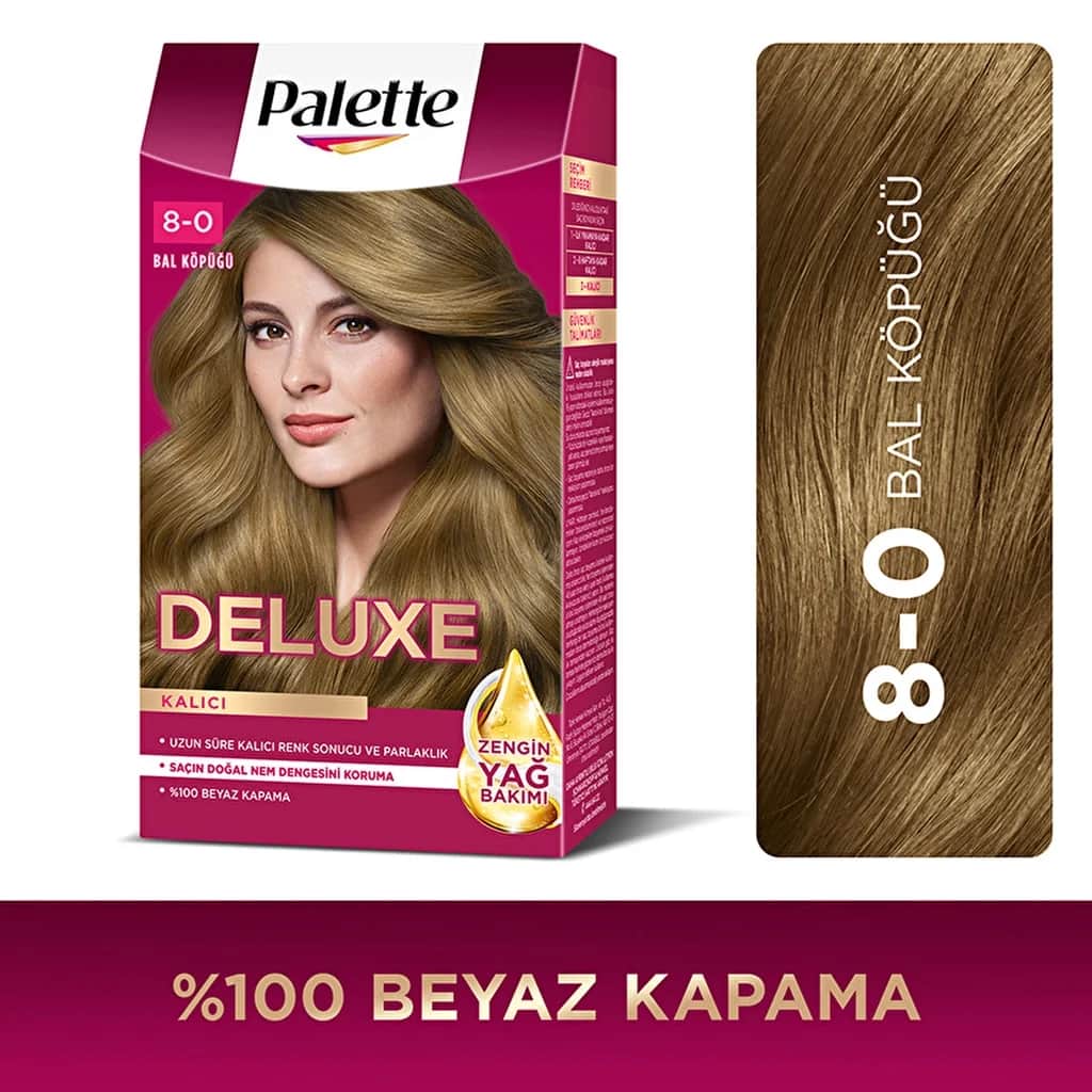 Palette صبغة شعر باليت ديلوكس 8-0 رغوة العسل