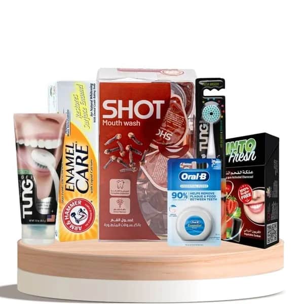Shot مجموعة العناية بالفم و تبييض الاسنان 6 منتجات