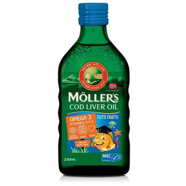 Möllers زيت السمك أوميجا 3 من مولرز، سائل، 250 مل