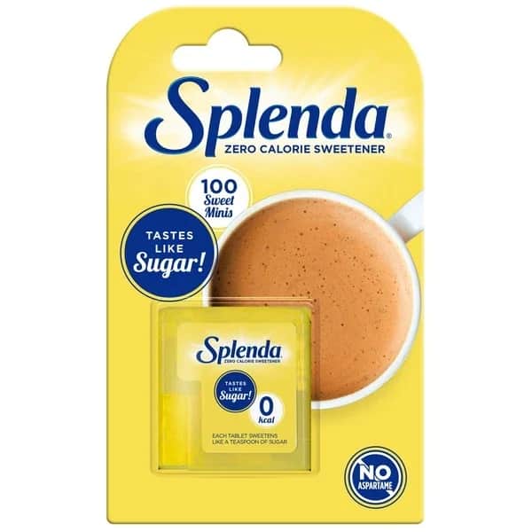 Splenda مُحلي سبليندا خالي من السعرات الحرارية ١٠٠ قرص