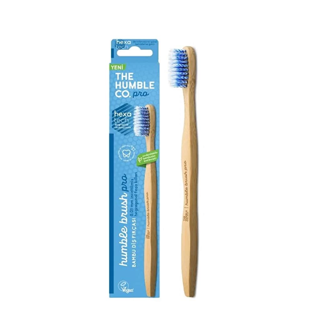 Humble Brush فرشاة أسنان هامبل براش برو إنتر دينتال الحساسة أزرق