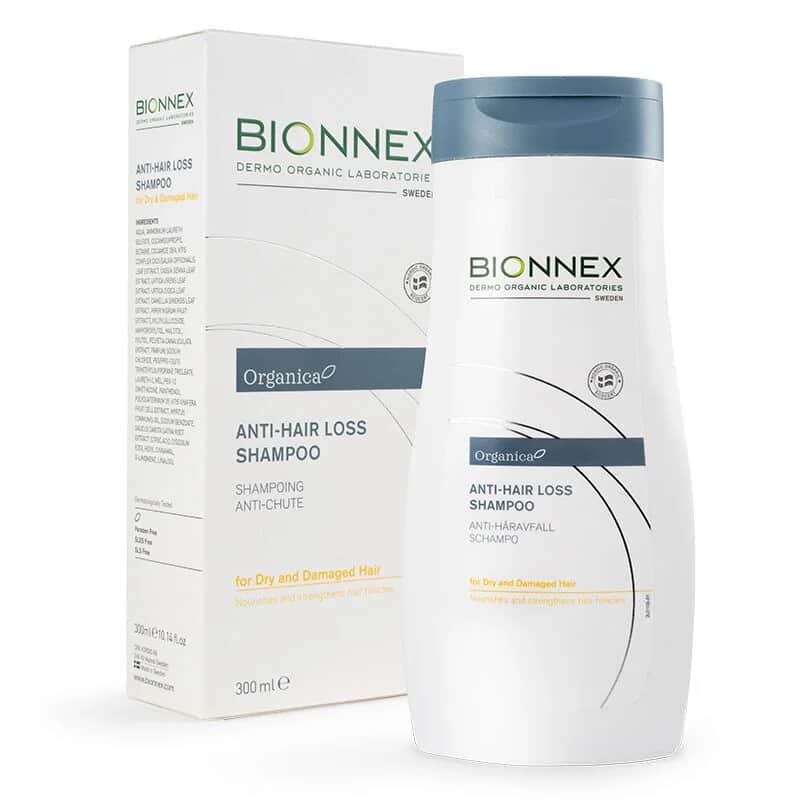 شامبو بيونكس أورجانيكا لعلاج تساقط الشعر للشعر الجاف 300 مل Bionnex