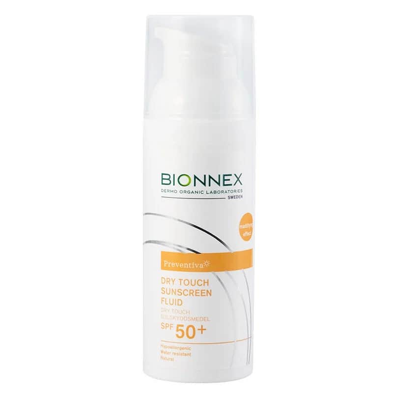سائل واقي شمس جاف للوجه والرقبة SPF 50 50 مل من بيونكس Bionnex