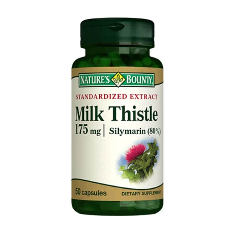 Nature's Bounty مكمل غذائي من مستخلص شوك الحليب من نيتشرز باونتي بتركيز 175 ملجم، 50 كبسولة