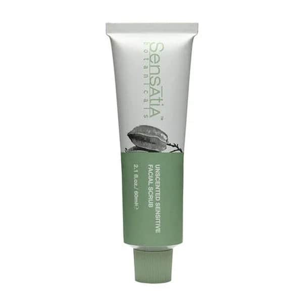 Sensatia Botanicals مقشر الوجه الحساس غير المعطر من سينساتيا بوتانيكالز، 60 مل