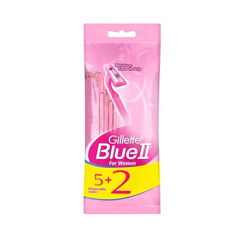 Gillette ‏شفرات حلاقة نسائية بلو  من جيليت 5+2