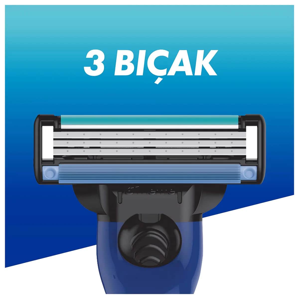 Gillette ماكينة حلاقة جيليت ماك 3 + شفرة حلاقة احتياطية عبوة من قطعتين
