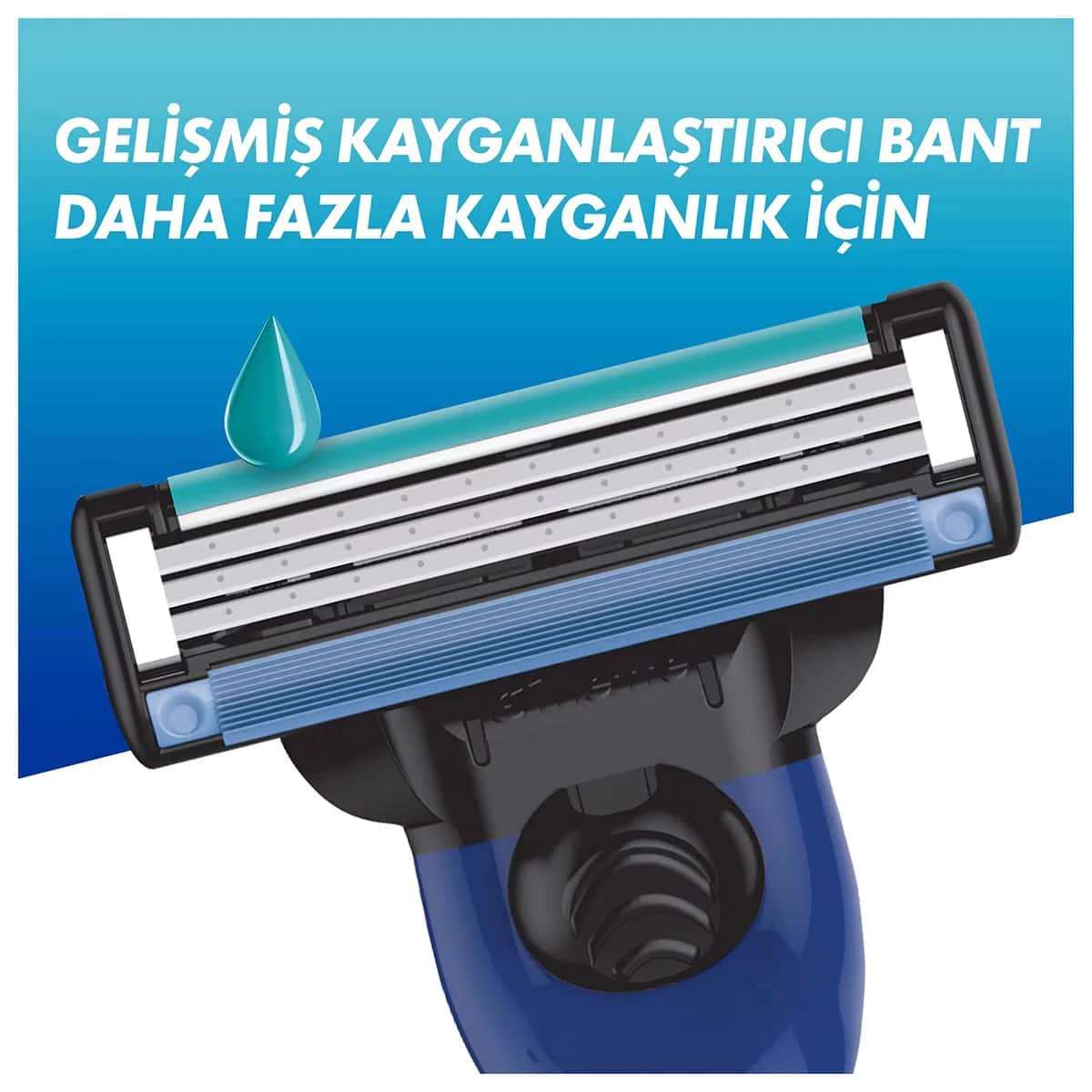 Gillette ماكينة حلاقة جيليت ماك 3 + شفرة حلاقة احتياطية عبوة من قطعتين