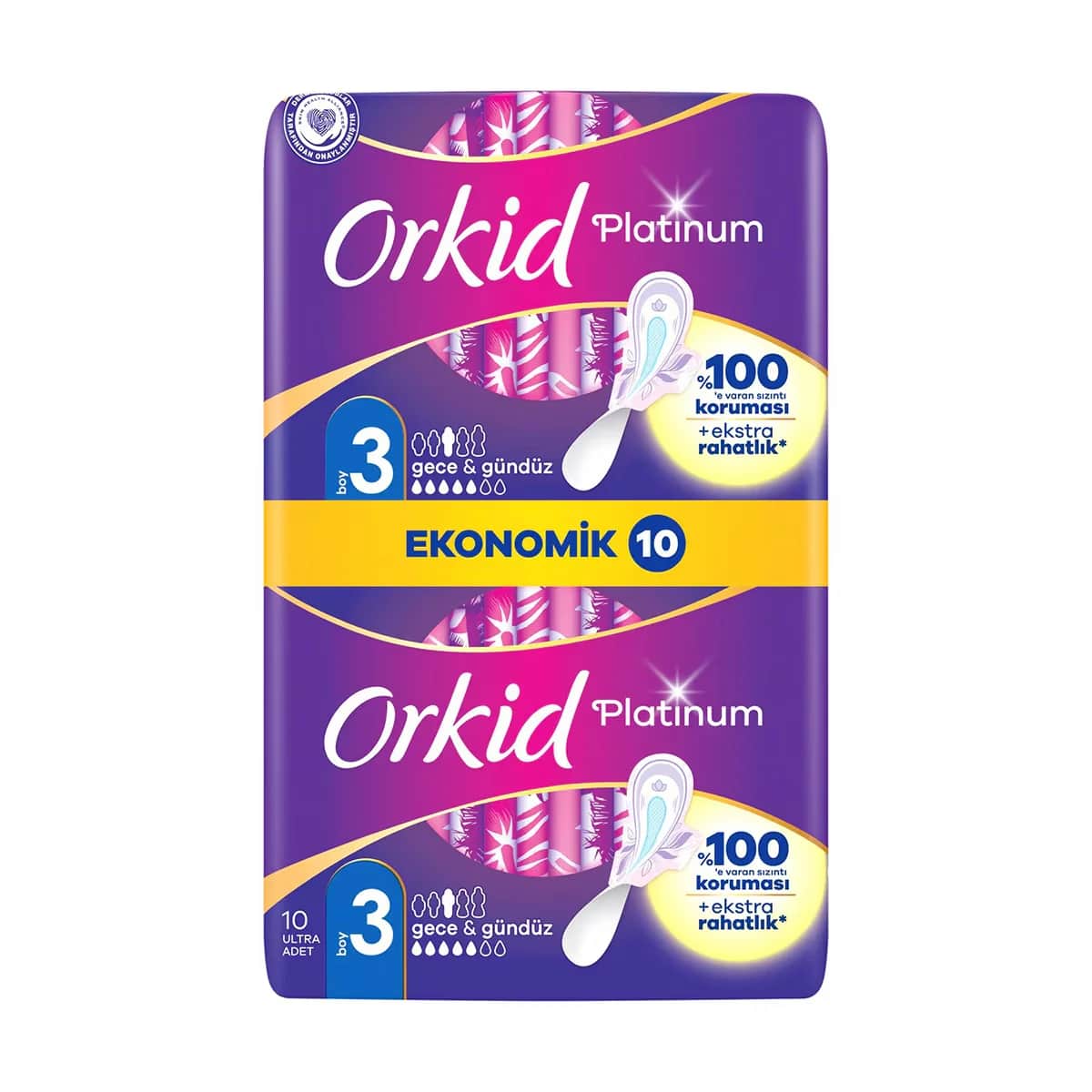 Orkid فوط أوركيد بلاتينيوم الصحية الليلية 10