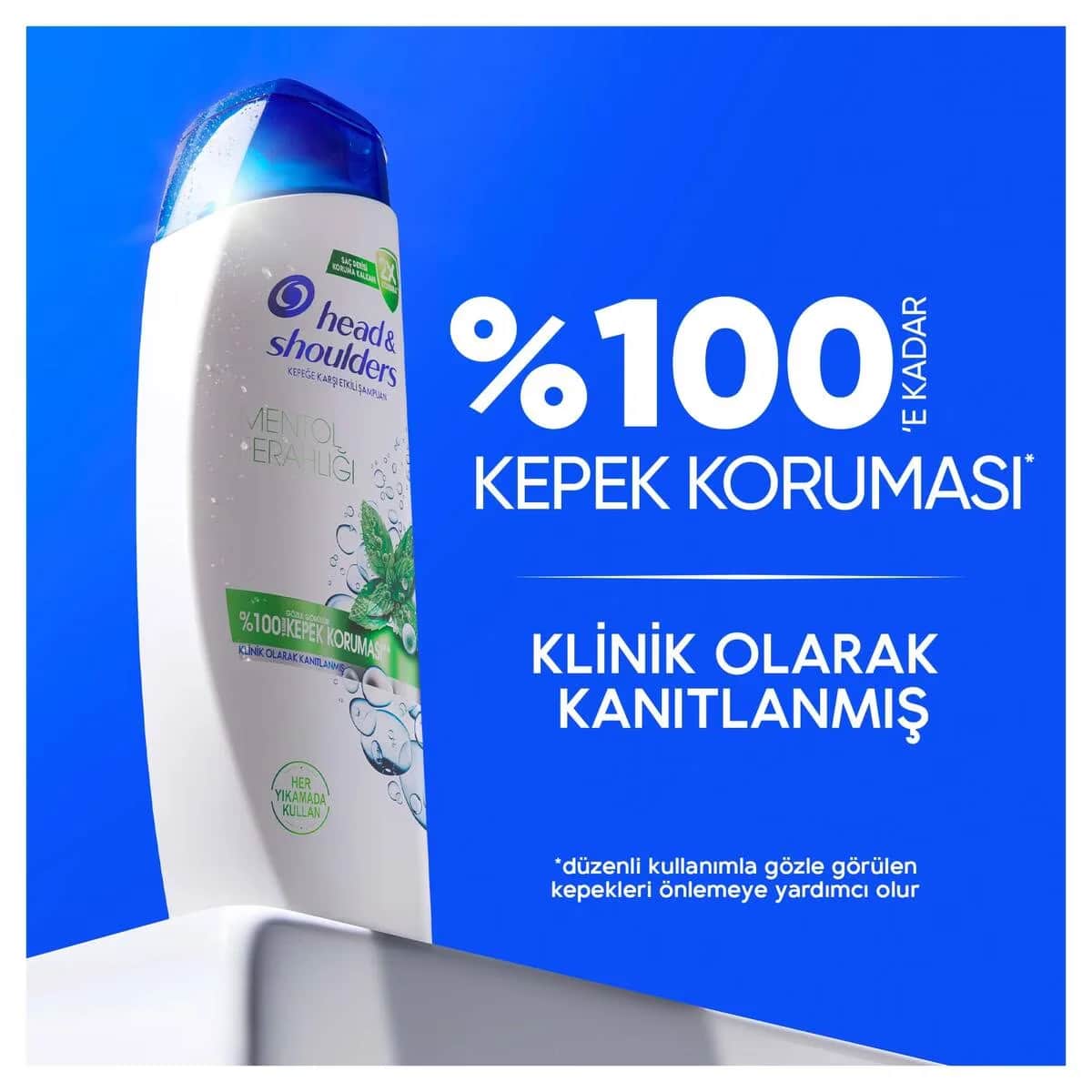 Head &amp; Shoulders شامبو هيد آند شولدرز برائحة المنثول المنعشة 250 مل