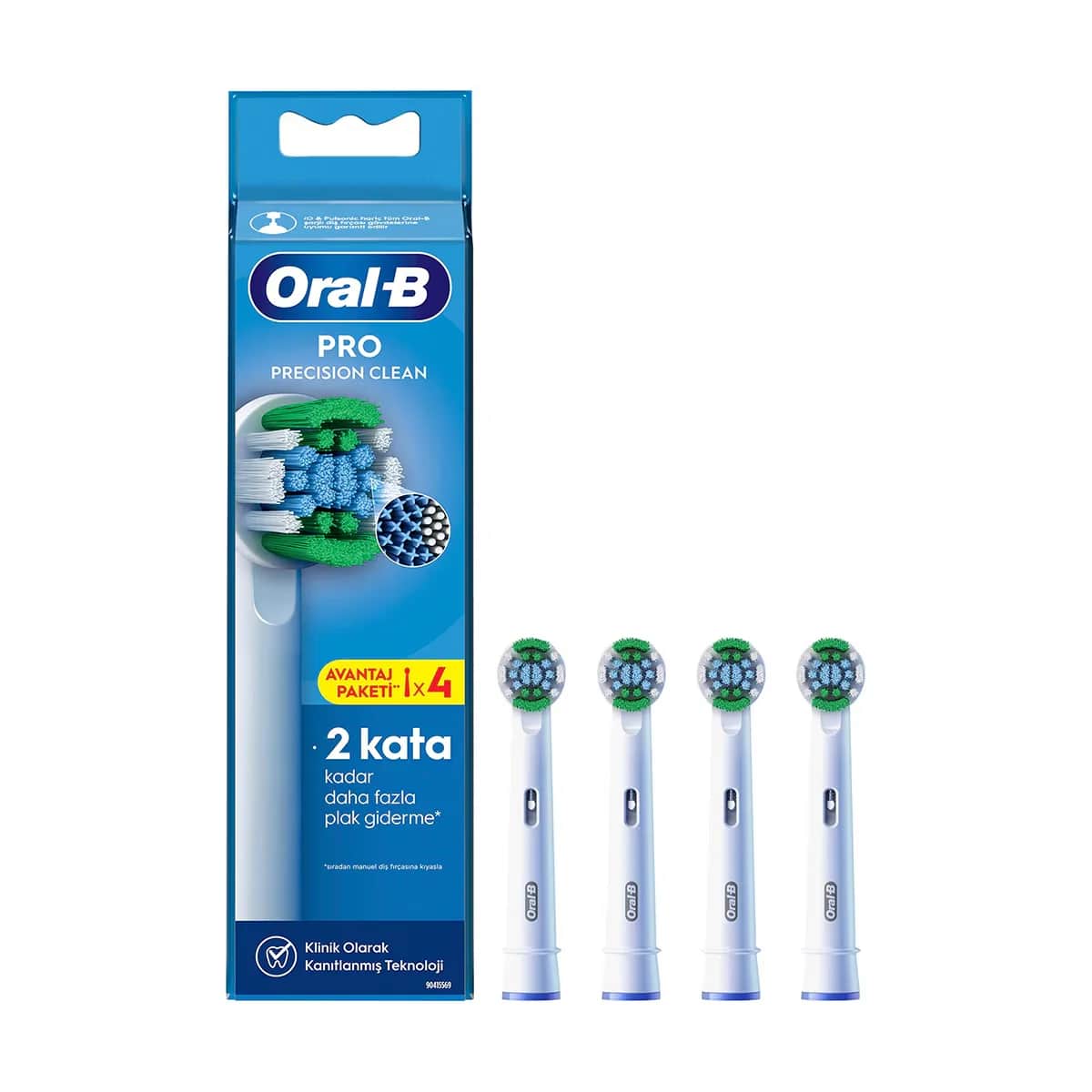 رأس فرشاة أسنان كهربائية دقيق من أورال-بي 4 قطع Oral-B