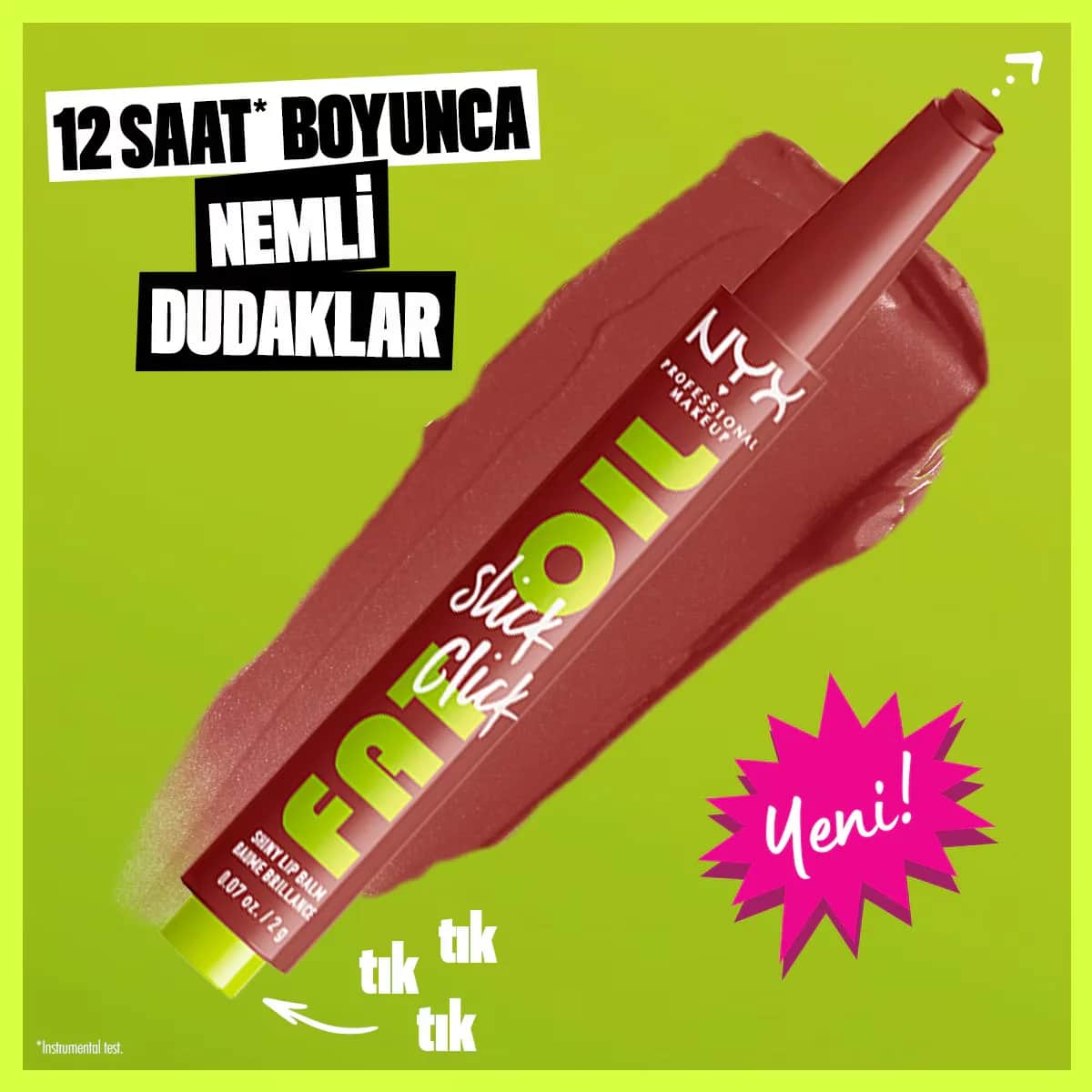 NYX مرطب الشفاه نيكس بروفيشنال ميك أب فات أويل سليك كليك شاين 04 يحقق انتشارًا واسعًا