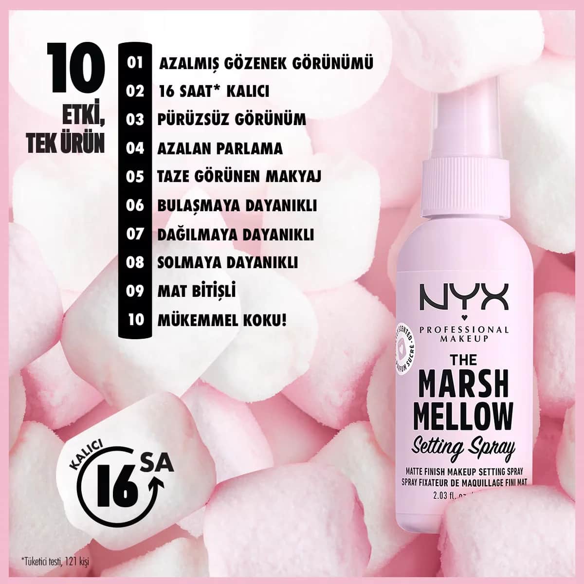 NYX بخاخ تثبيت المكياج من نيكس بروفيشنال ميك أب مارشميلو