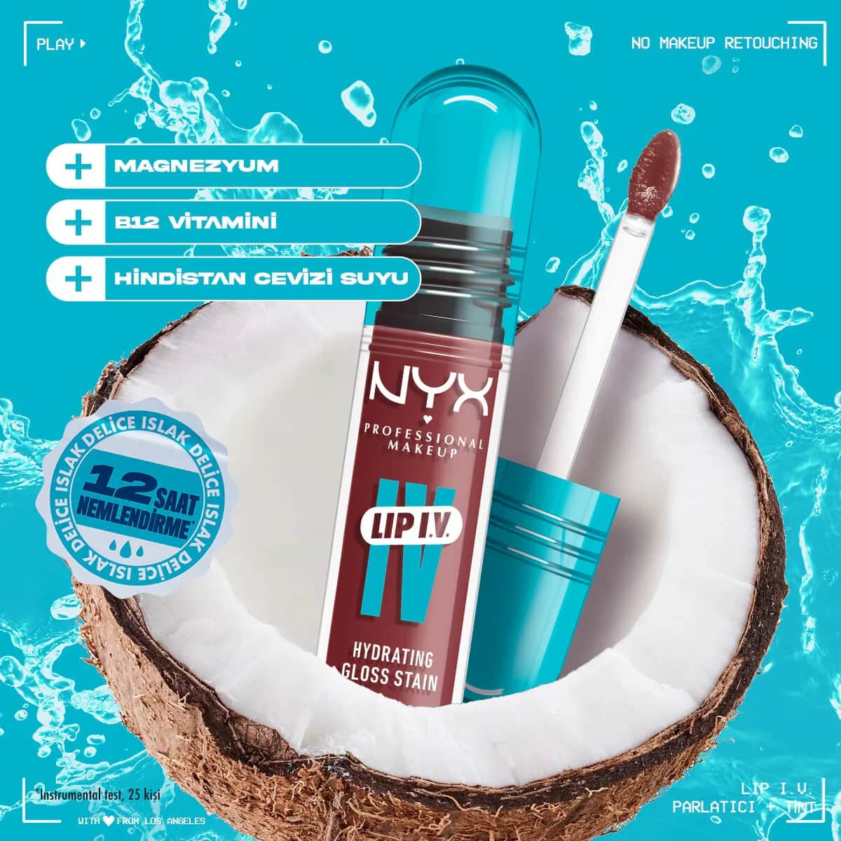 NYX ملمع شفاه ليب ايف من نييكس بروفيشنال ميك اب بلون التوت العطشان
