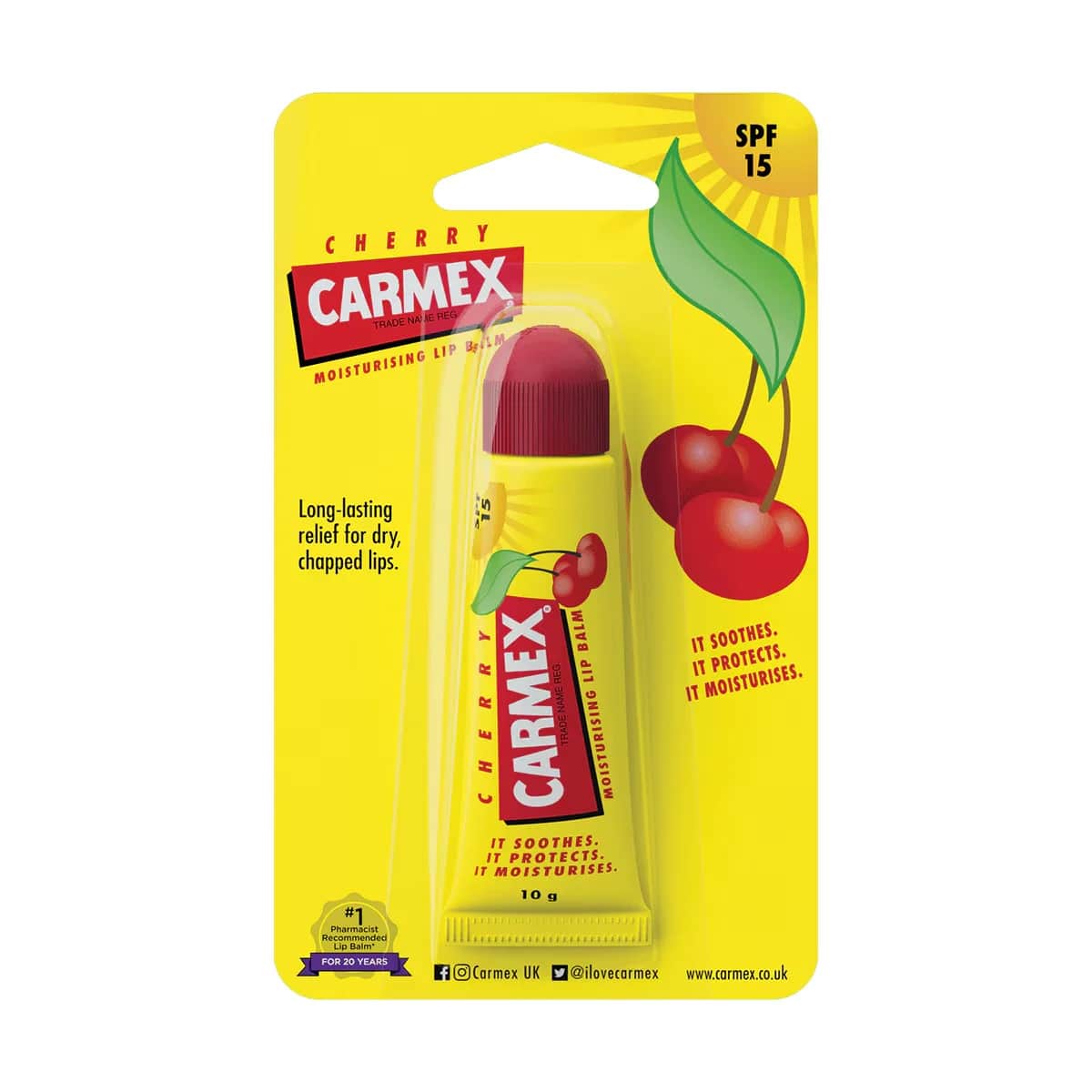 Carmex مرطب شفاه كارمكس بالكرز 10 غرام