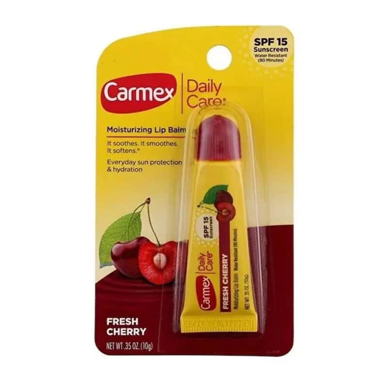 Carmex مرطب شفاه كارمكس بنكهة الكرز المنعش بعامل حماية من الشمس 15 10 غرام