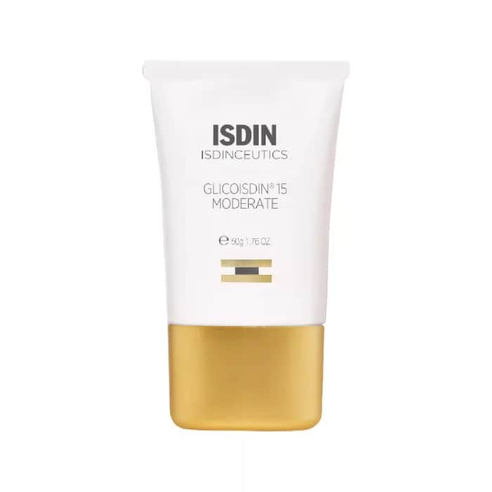ISDIN جل مقشر جلايكوليك 15% منعم ومرطب و مجدد للبشرة الدهنية والمختلطة وحب الشباب من ايسدين 50 جرام