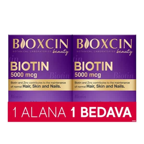 مكمل غذائي بيوكسين بيوتين 5000 ميكروغرام 30 قرص Bioxcin