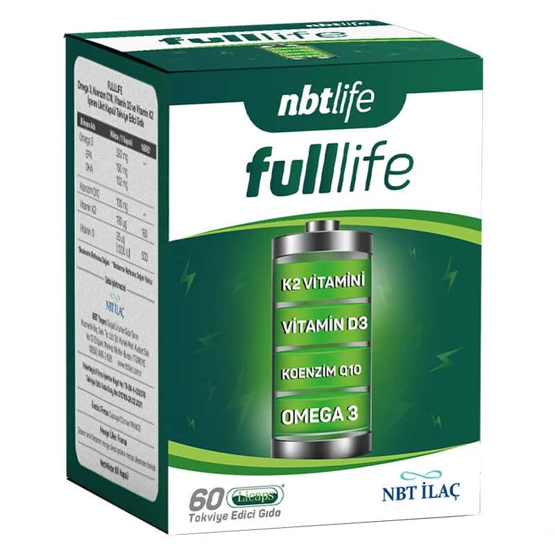 مكمل غذائي فول لايف 60 كبسولة من إن بي تي لايف Nbt Life