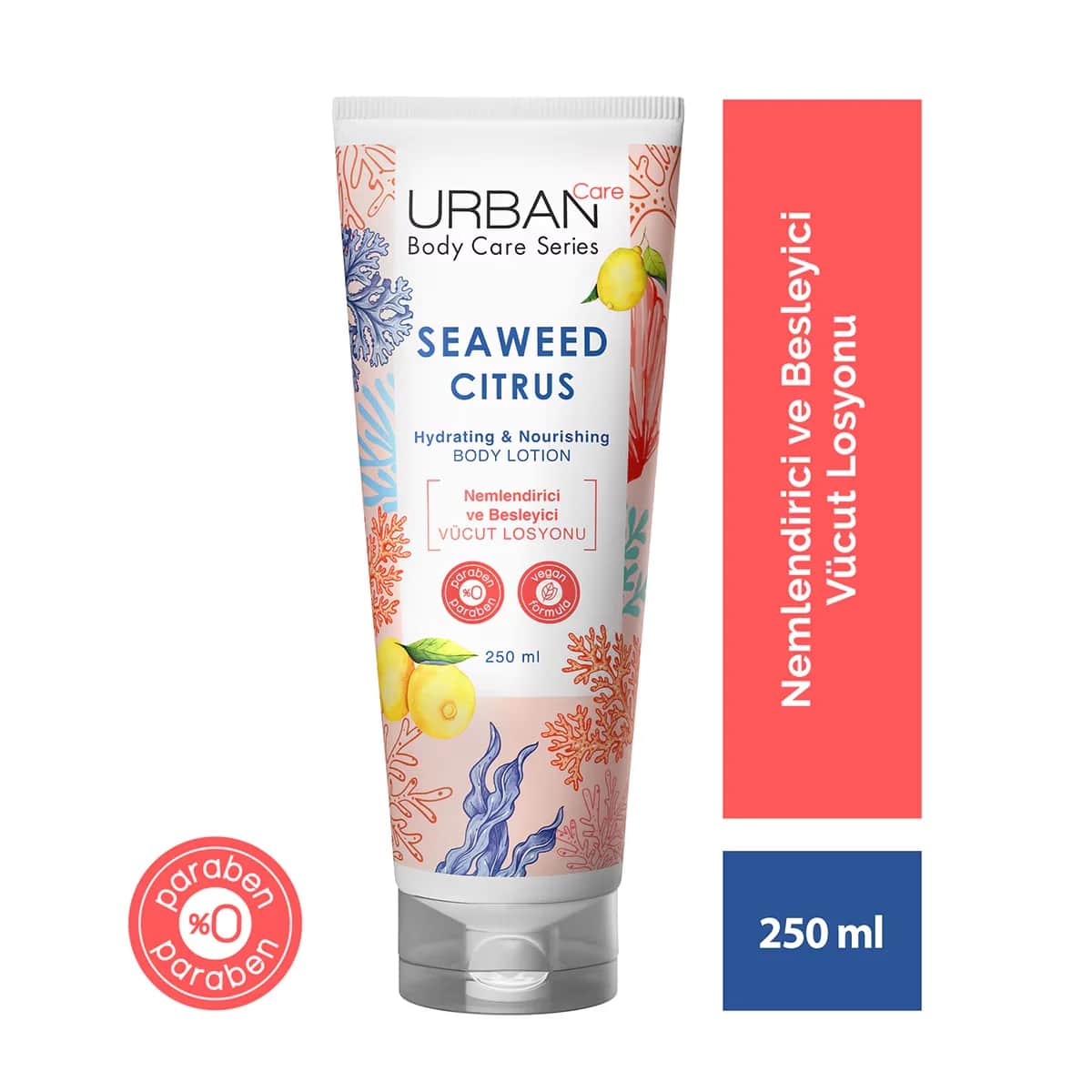Urban Care لوشن الجسم بالأعشاب البحرية والحمضيات من أوربان كير 250 مل