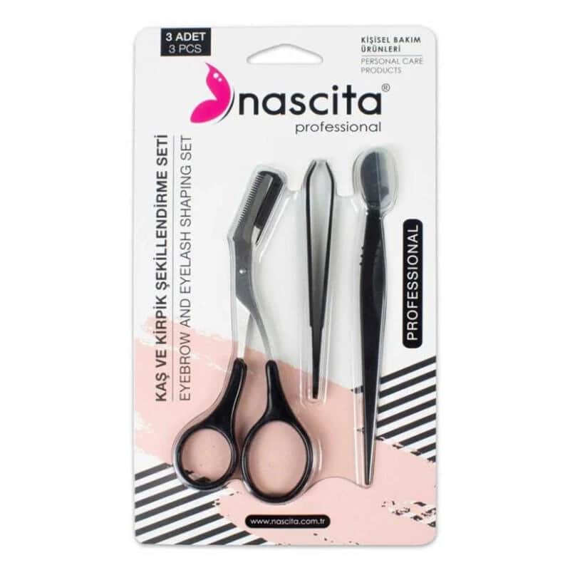 Nascita مجموعة العناية بالوجه من ناسيتا مقص وملقط وشفرة حلاقة ١١