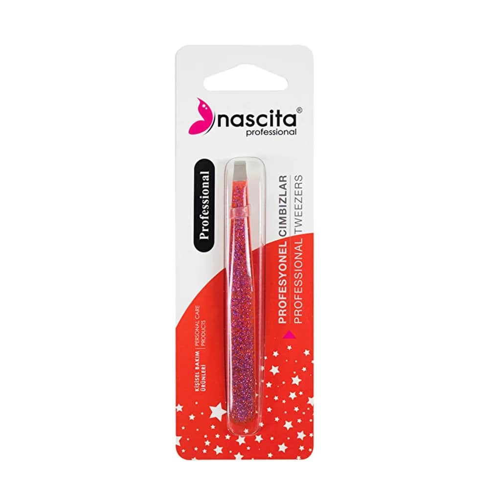 Nascita ملقط ناسيتا الاحترافي ذو الفم المسطح اللامع