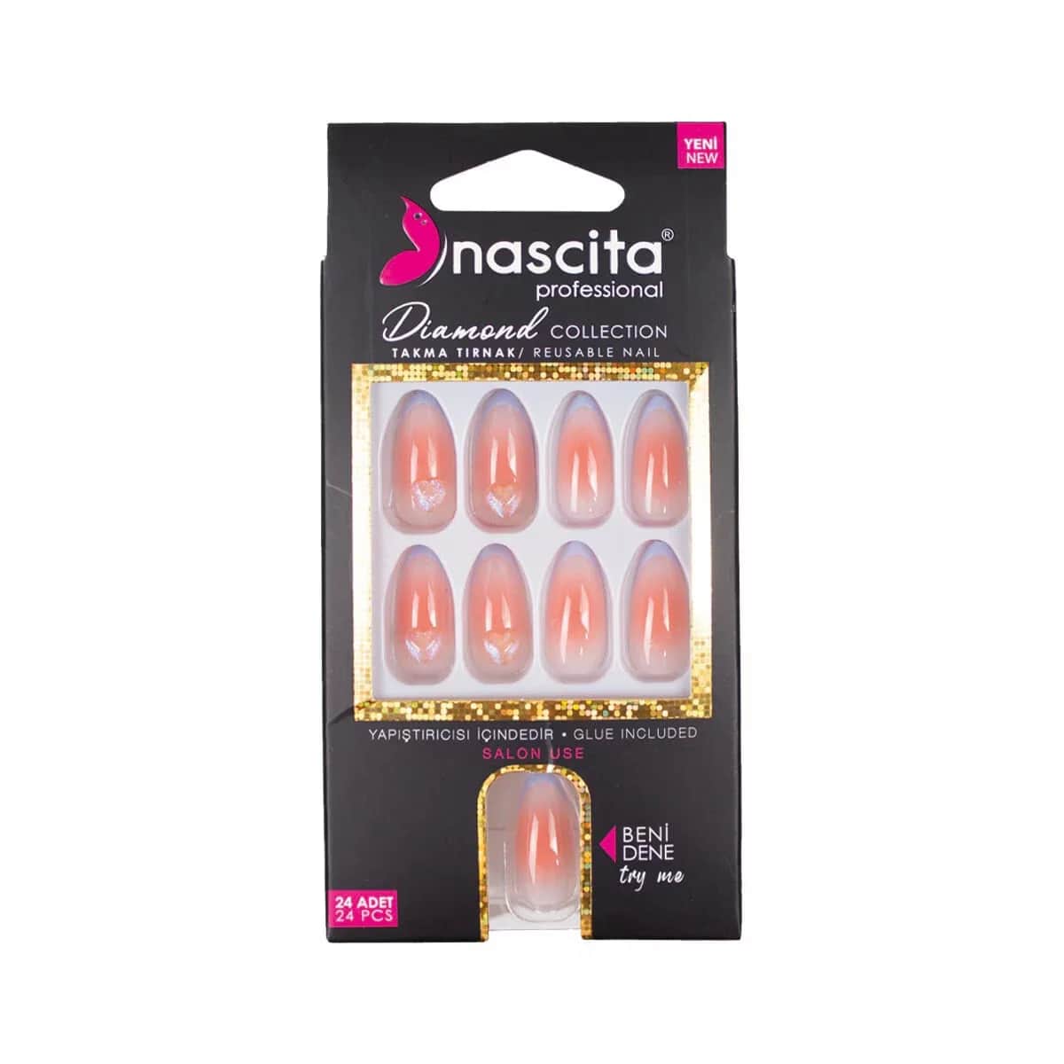 أظافر صناعية 24 قطعة S253 من ناسيتا Nascita