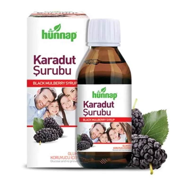 Hünnap شراب التوت الأسود هاناب 50 مل