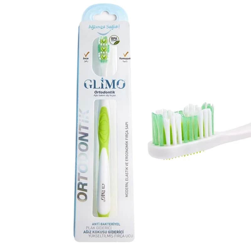 Glimo فرشاة أسنان جليمو للعناية بالفم وتقويم الأسنان