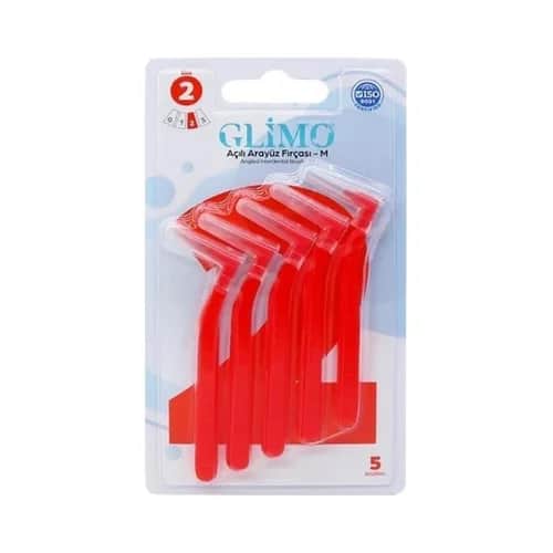 Glimo فرشاة جليمو بين الأسنان بزاوية 0.51 مم 5 قطع