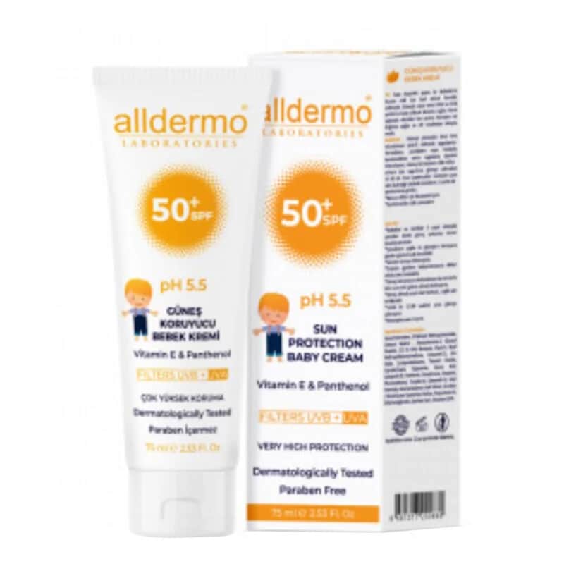 كريم واقي شمس pH 5.5 SPF 50+ 75 مل من ألديرمو Alldermo