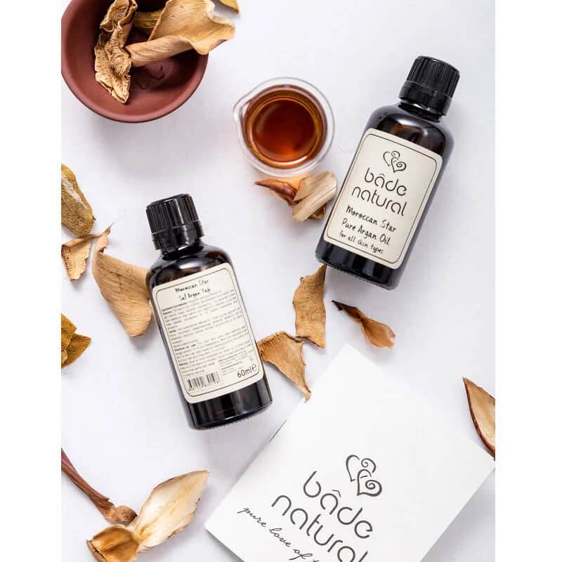 Bade Natural زيت الأرغان النقي الطبيعي من بيد 50 مل زيت مرطب ومغذي