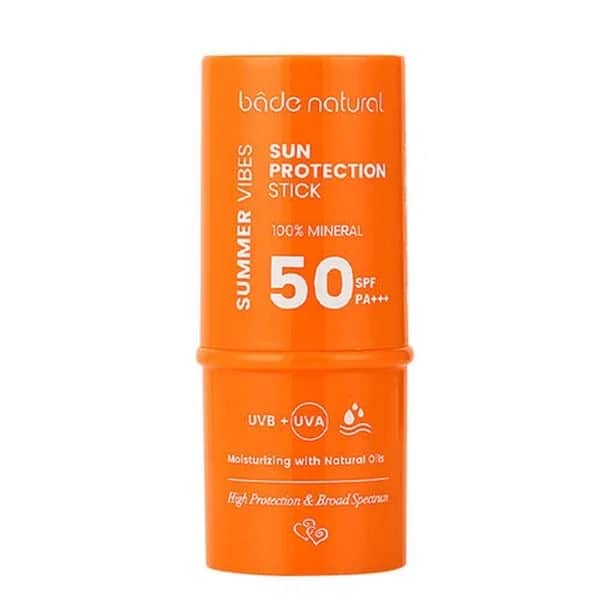 ستيك واقي شمس معدني SPF 50 طبيعي 6غ من باد ناتشورال Bade Natural