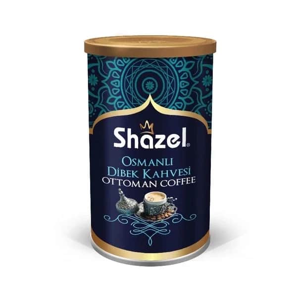 Shazel قهوة شازل عثمانية ديبك 250 غرام (علبة أسطوانية)