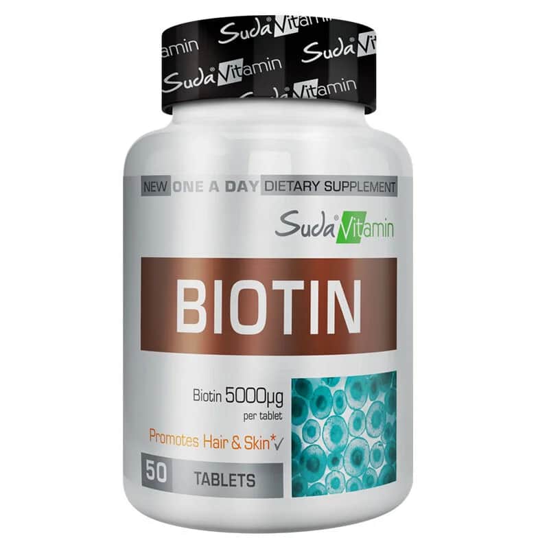 Suda Vitamin سودا فيتامين بيوتين 50 قرصًا