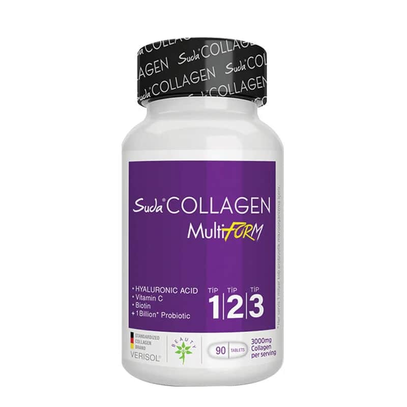 Suda Collagen سودا كولاجين أقراص متعددة الأشكال 90 قرص