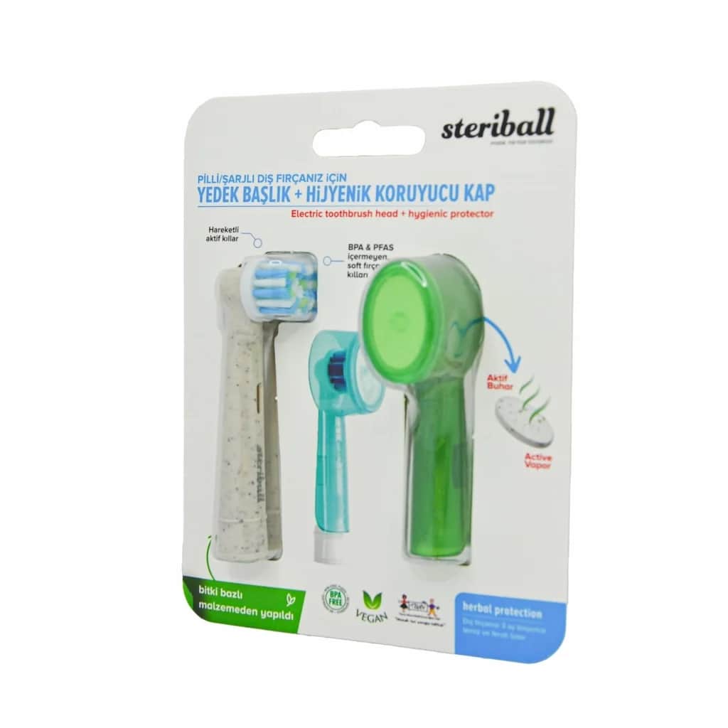 Steriball رأس وغطاء فرشاة الأسنان الكهربائية ستريريبول