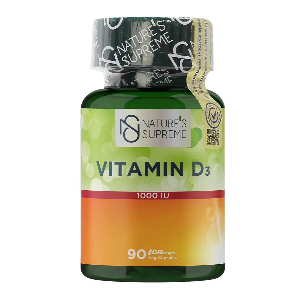 Nature's Supreme ناتشرز سوبريم فيتامين د3 90 كبسولة