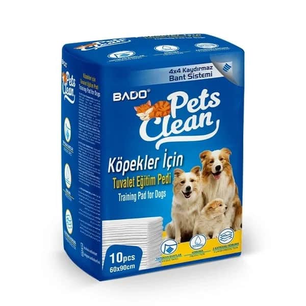 Pets Clean وسادة تدريب على تنظيف المرحاض للحيوانات الأليفة، 10 قطع