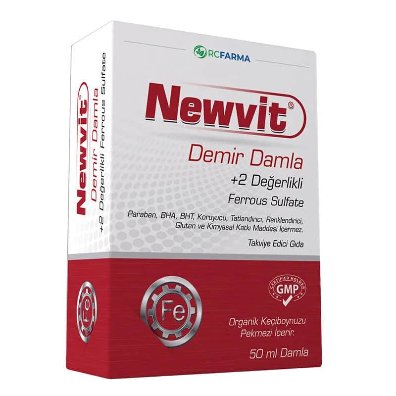 Newvit نيوفيت حديد دروب 100 مل