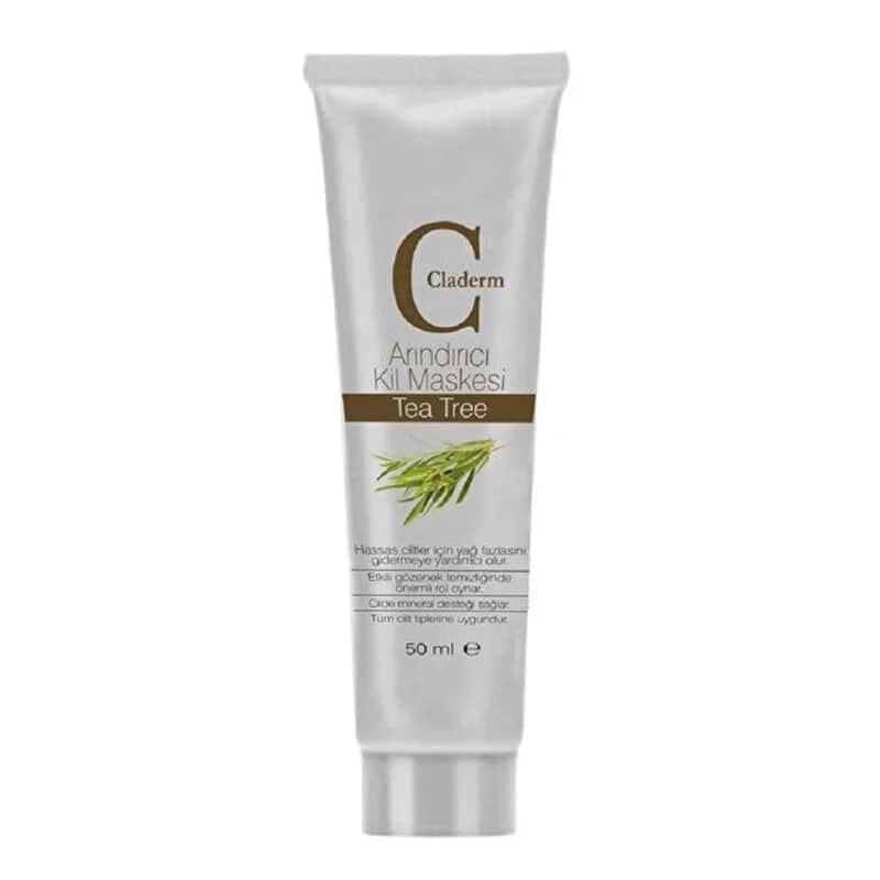 Claderm قناع الطين بشجرة الشاي من كلاديرم 50 مل